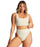 Billabong Aint She Sweet Tanlines Rise Bottom-Salt Crystal