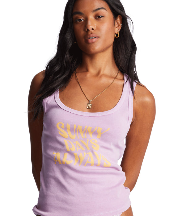 Billabong Sunny Days Tank-Lilac Dream