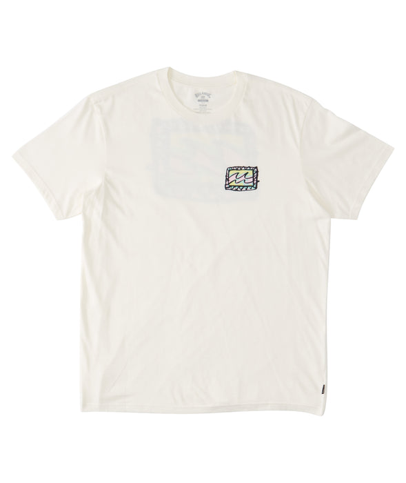 Billabong Toddler Crayon Wave Tee-Off White