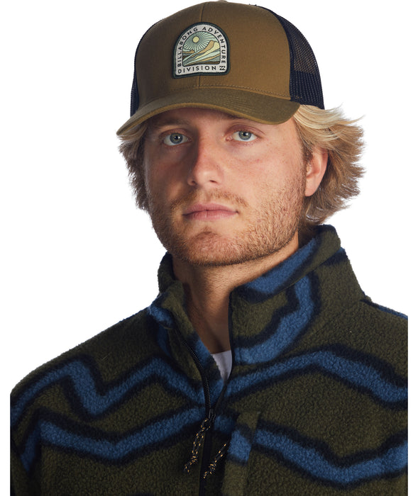 Billabong Walled Adiv Trucker Hat-Military