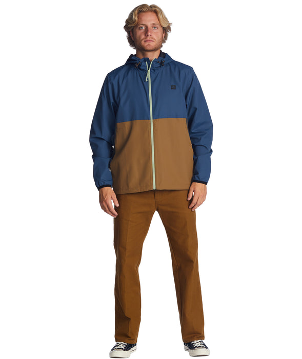 Billabong Transport Windbreaker Jacket-Space Blue