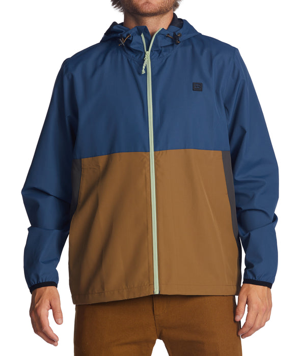 Billabong Transport Windbreaker Jacket-Space Blue