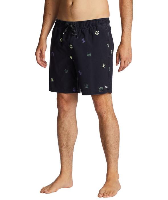 Billabong Sundays Layback Boardshorts-Black