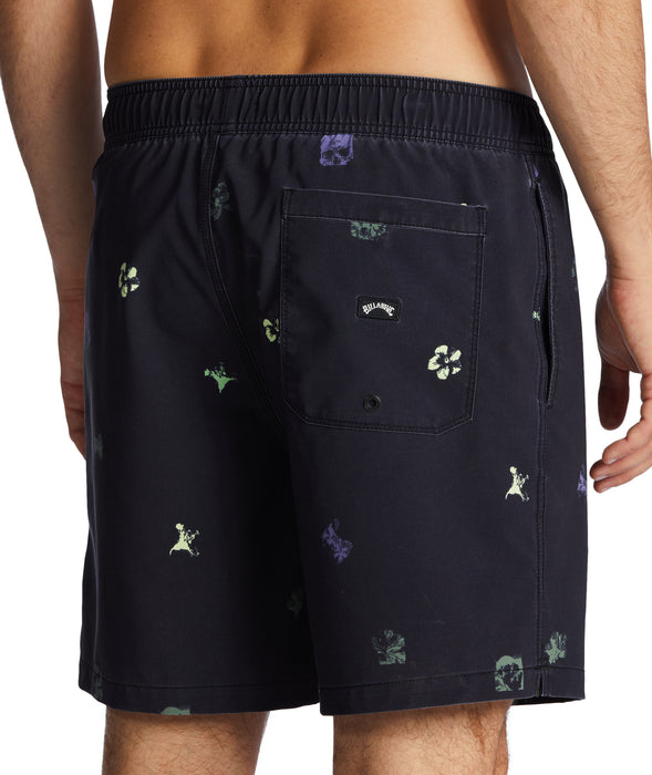 Billabong Sundays Layback Boardshorts-Black