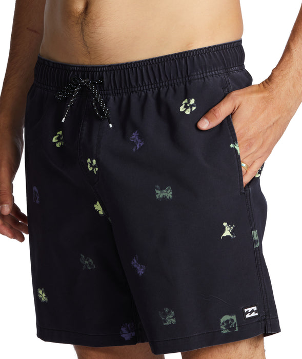 Billabong Sundays Layback Boardshorts-Black