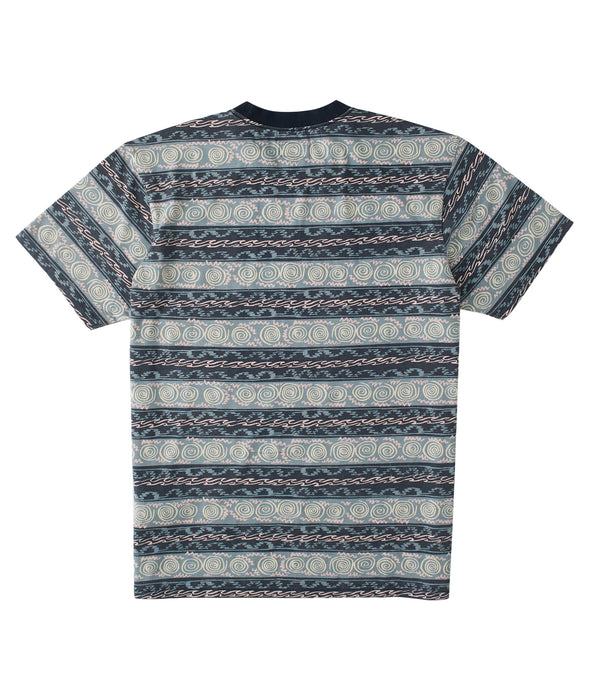 Billabong Realm Crew Tee-Navy