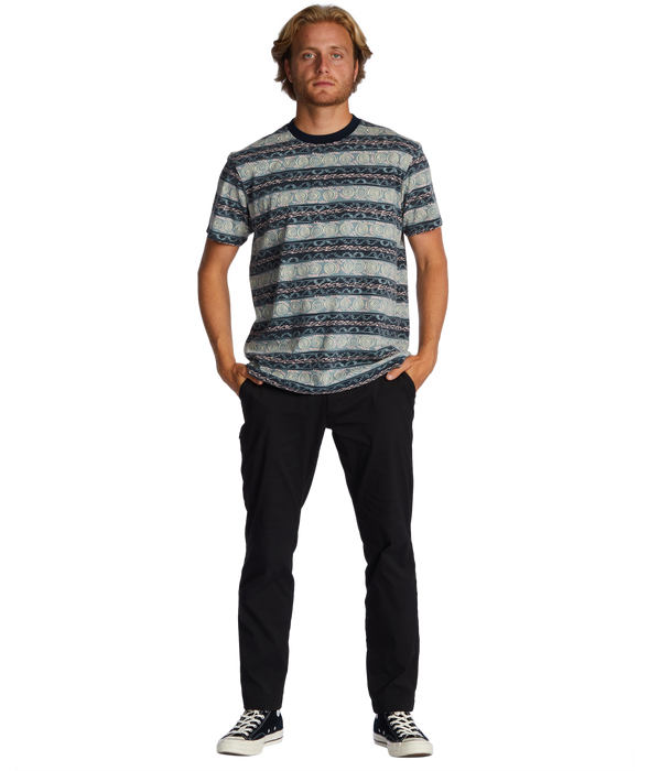 Billabong Realm Crew Tee-Navy