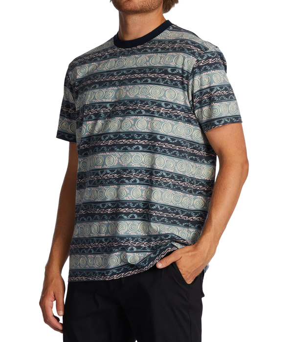 Billabong Realm Crew Tee-Navy