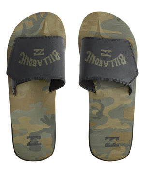 Billabong All Day Impact Slide Sandal-Military Camo