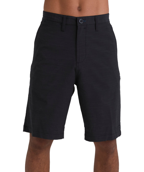 Billabong Crossfire Slub Shorts-Black