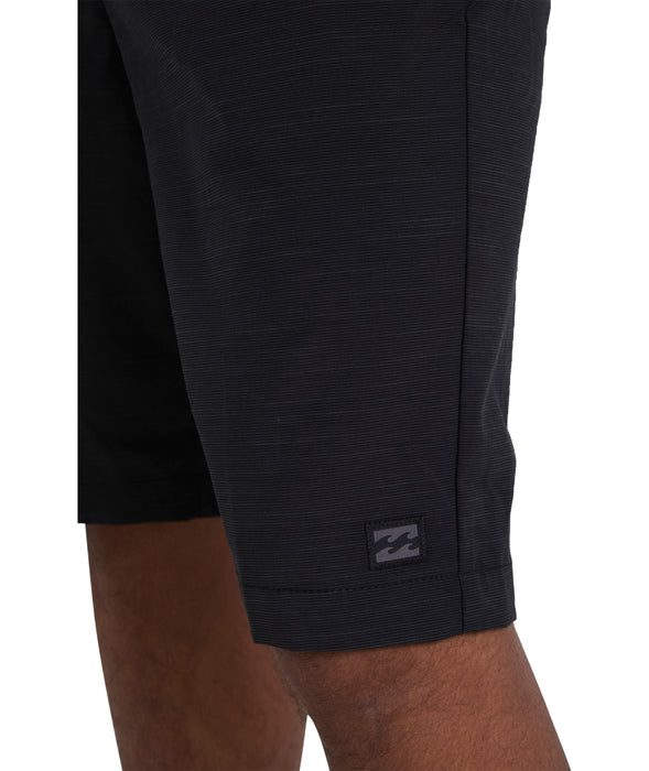Billabong Crossfire Slub Shorts-Black
