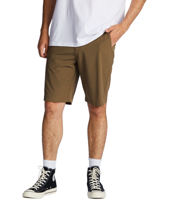 Billabong Crossfire Slub Shorts-Earth