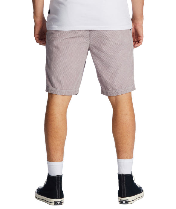 Billabong Larry Cord Shorts-Grey Violet