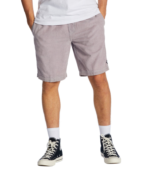 Billabong Larry Cord Shorts-Grey Violet