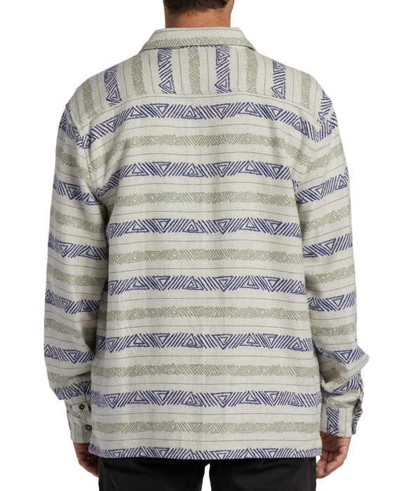 Billabong Offshore Jacquard Flannel L/S Shirt-Desert