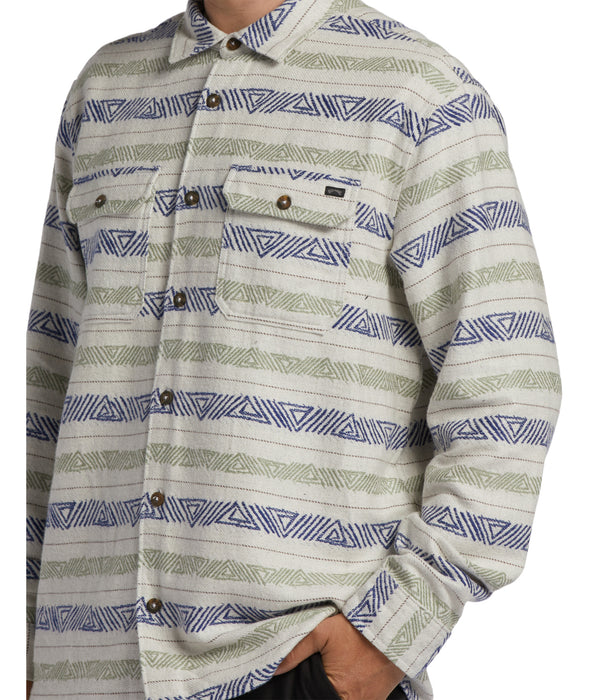 Billabong Offshore Jacquard Flannel L/S Shirt-Desert