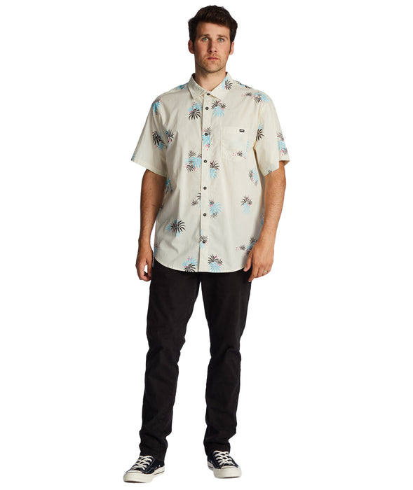 Billabong Sundays Mini S/S Shirt-Stone