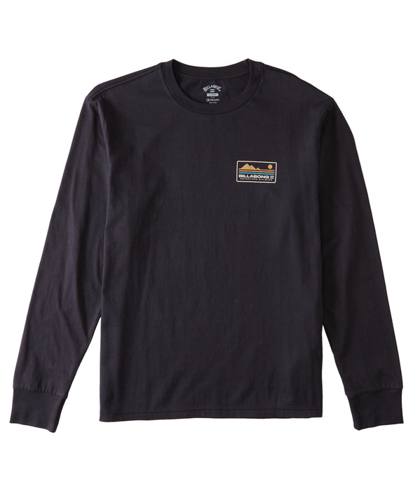 Billabong Range L/S Tee-Washed Black