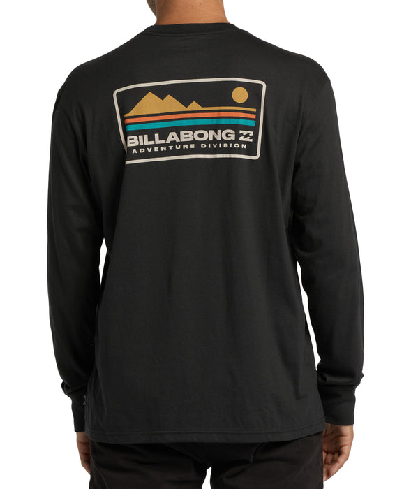 Billabong Range L/S Tee-Washed Black