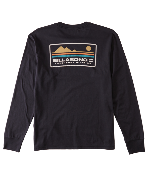 Billabong Range L/S Tee-Washed Black