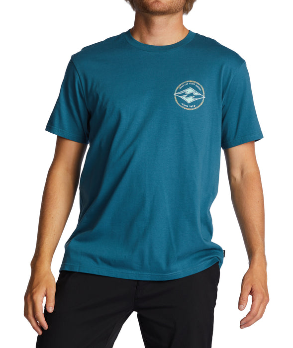 Billabong Rotor Diamond Tee-Blue Lagoon