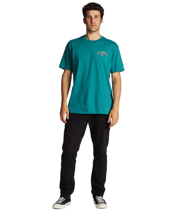 Billabong Arch Fill Tee-Teal