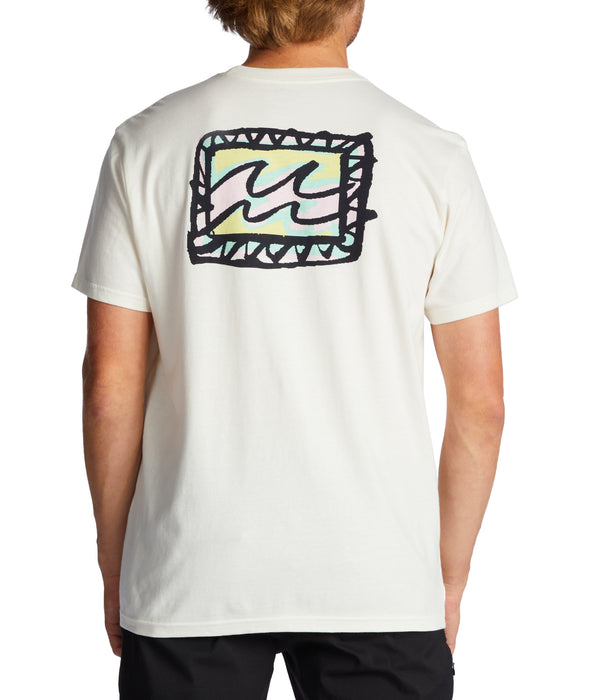 Billabong Crayon Wave Tee-Off White