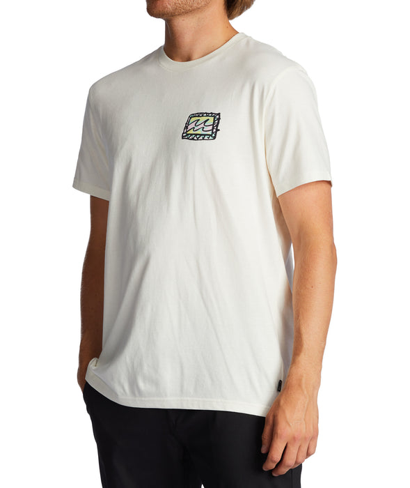 Billabong Crayon Wave Tee-Off White