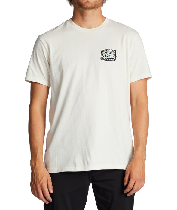 Billabong Crayon Wave Tee-Off White