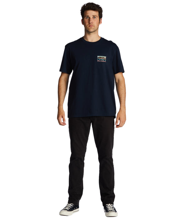 Billabong Segment Tee-Navy