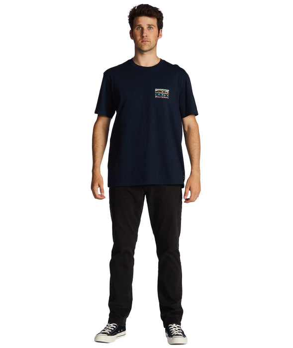 Billabong Segment Tee-Navy