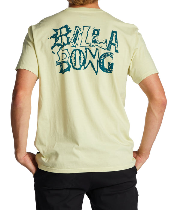 Billabong Worded Tee-Light Lime