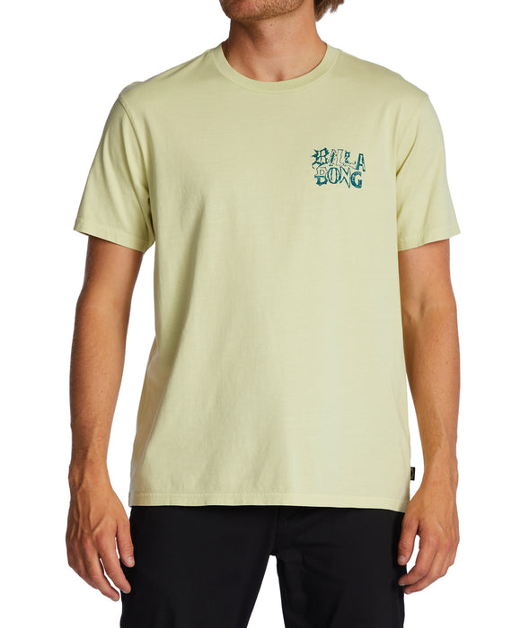 Billabong Worded Tee-Light Lime