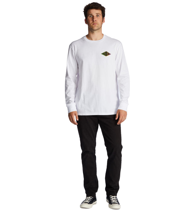 Billabong Crayon Wave L/S Tee-White