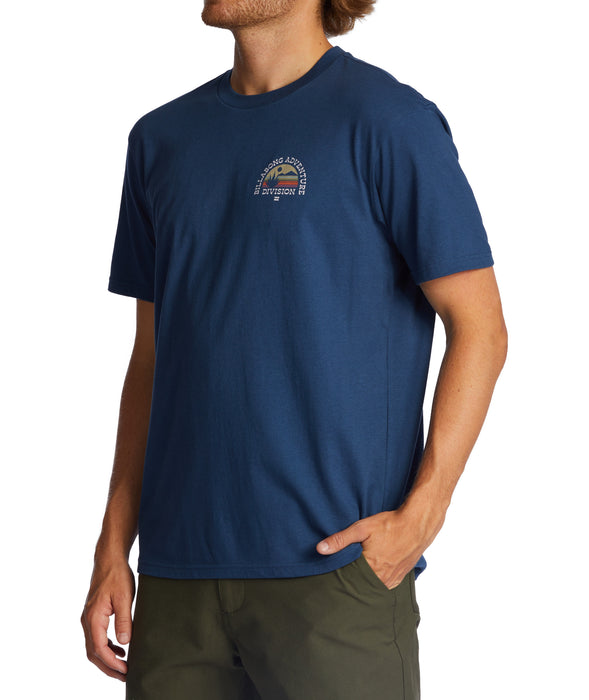 Billabong Sun Up Tee-Space Blue