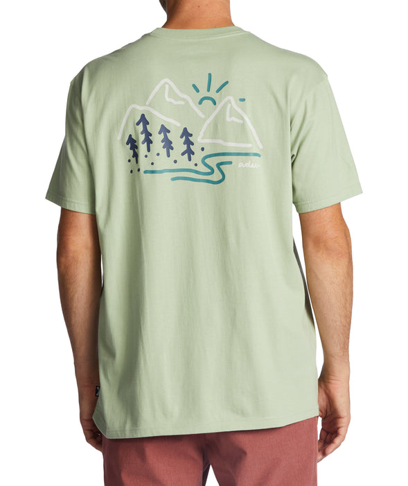 Billabong Panorama Tee-Light Sage