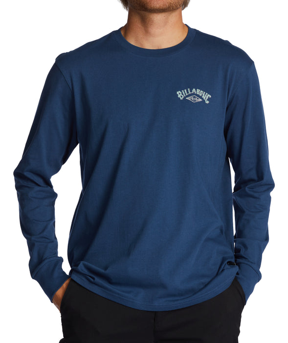 Billabong Adiv Arch L/S Tee-Space Blue