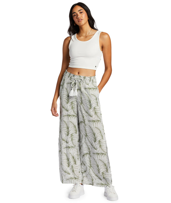 Roxy Tropical Rhythm Pants-Palm Tree Dreams