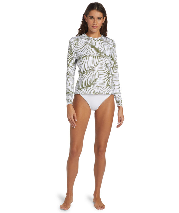 Roxy Sea Skippin PT L/S Rashguard-Palm Tree Dreams