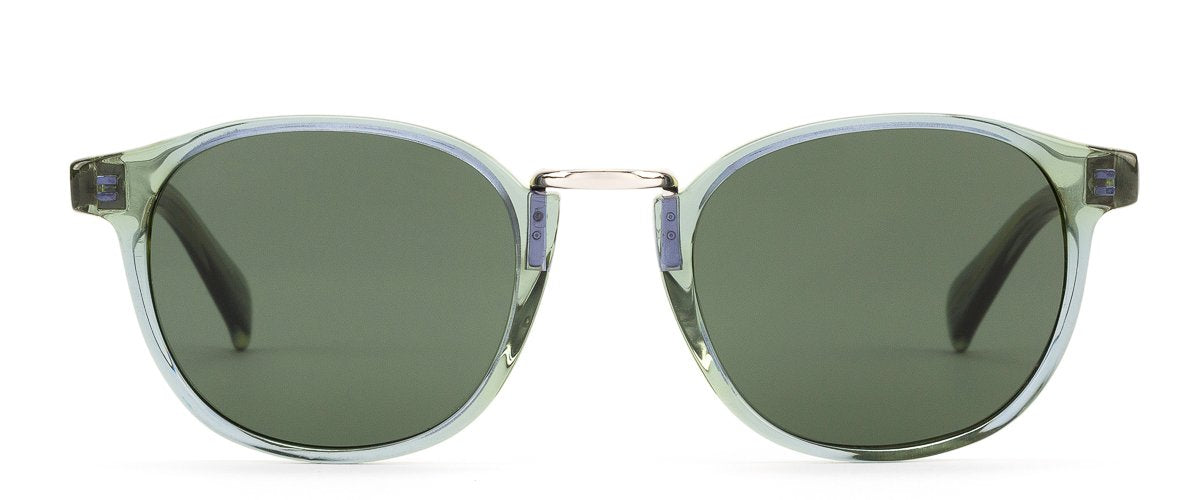 Otis A Day Late Sunglasses-Emerald/Grey