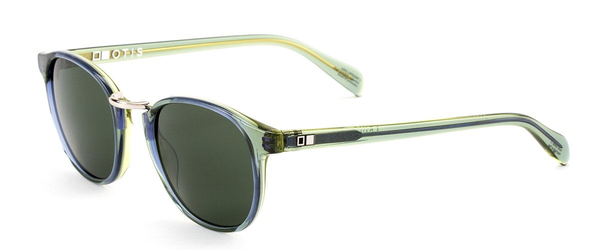 Otis A Day Late Sunglasses-Emerald/Grey