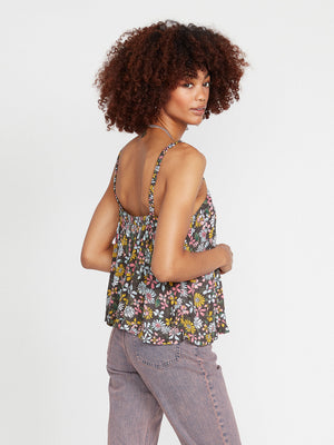 Volcom Happy Dazee Cami Tank-Espresso— Alternate View