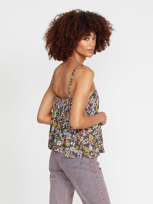 Volcom Happy Dazee Cami Tank-Espresso