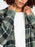 Volcom Oversize Me L/S Shirt-Dark Pine