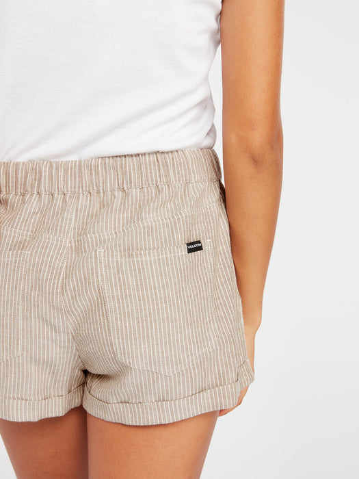 Volcom Sunday Strut Shorts-Vintage Brown