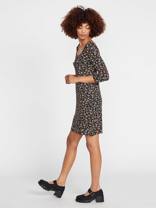 Volcom Stone Steezee Dress-Black Combo