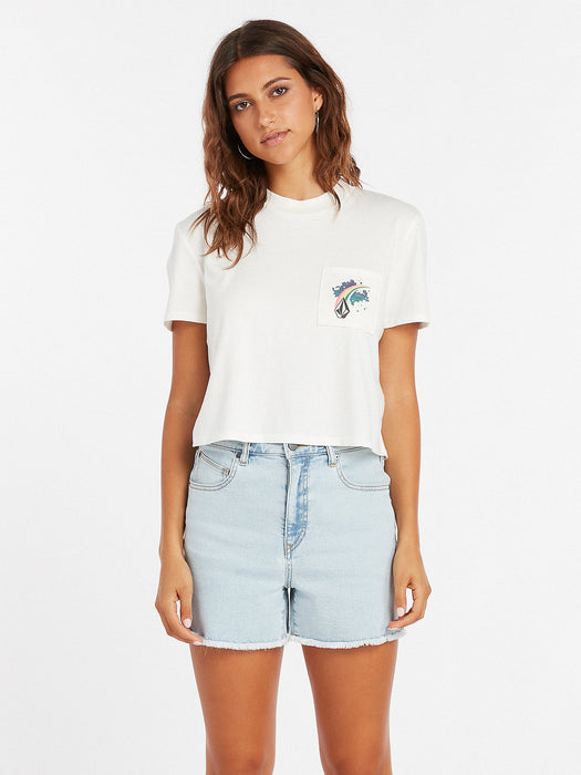 Volcom Pocket Dial Tee - Star White Volcom Pocket Dial Tee - Star White