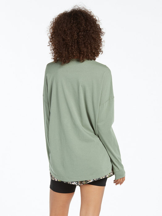 Volcom Werking Doubles L/S Tee-Light Army
