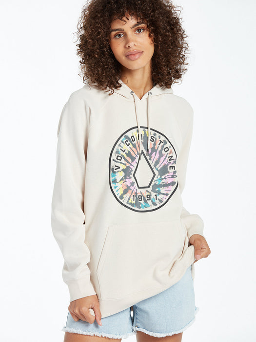 Volcom Truly Stoked BF Sweatshirt-Bone
