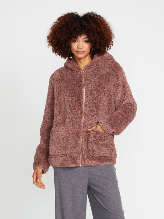 Volcom Lil Phuz Up Jacket-Raisin